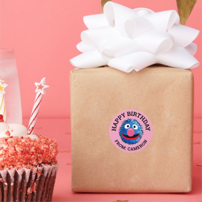 Grover | Happy Birthday Gift Tag (Party)