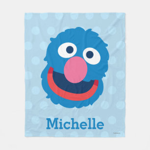 Grover Head   Add Your Name Fleece Blanket