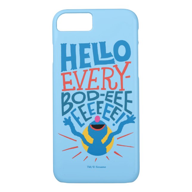 Grover Hello Case-Mate iPhone Case (Back)