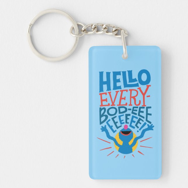 Grover Hello Key Ring (Front)