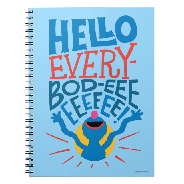 Grover Hello Notebook (Front)