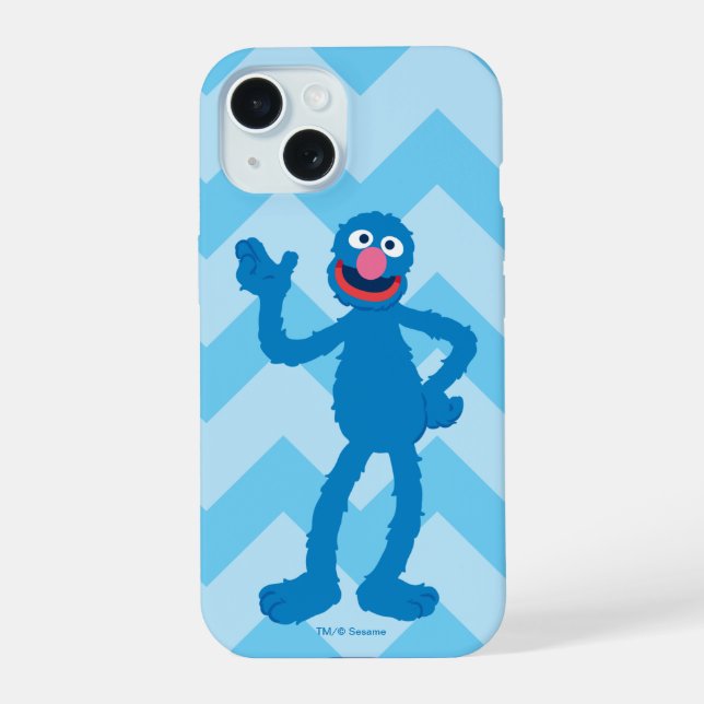 Grover Standing iPhone 15 Case (Back)