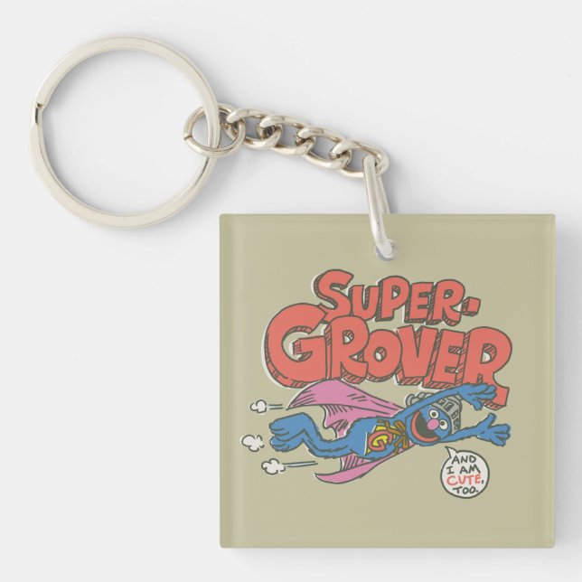Grover Vintage Kids 1 Key Ring (Front)