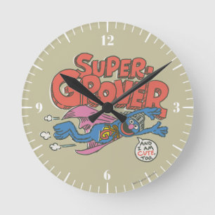Grover Vintage Kids 1 Round Clock