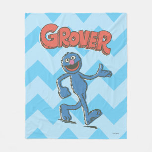 Grover Vintage Kids 2 Fleece Blanket