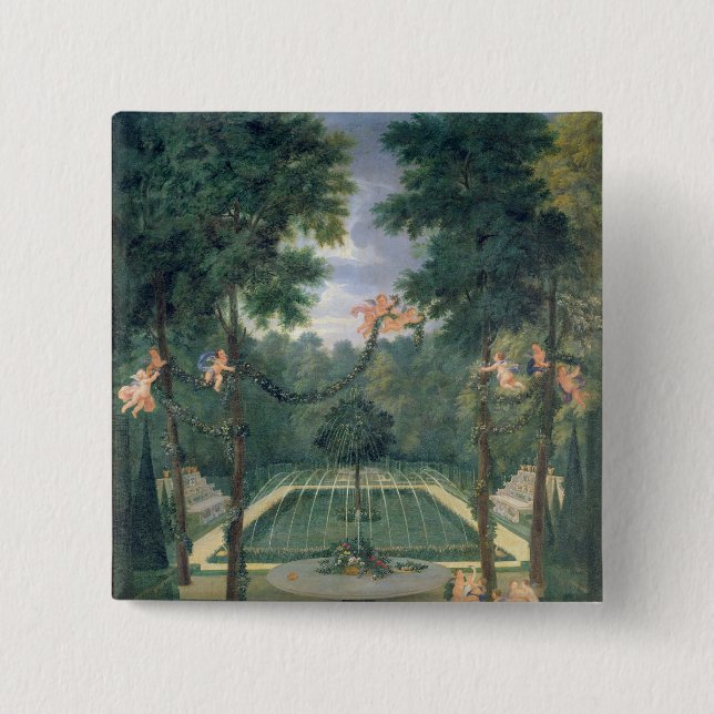 Groves of Versailles 15 Cm Square Badge (Front)