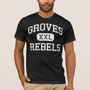 Groves - Rebels - High School - Savannah Georgia T-Shirt