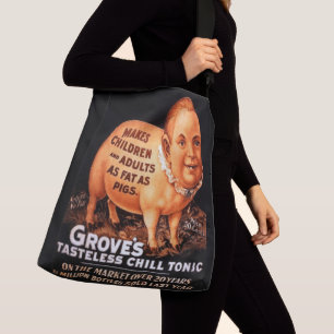 Groves Tonic makes children and adults fat as pigs Crossbody Bag
