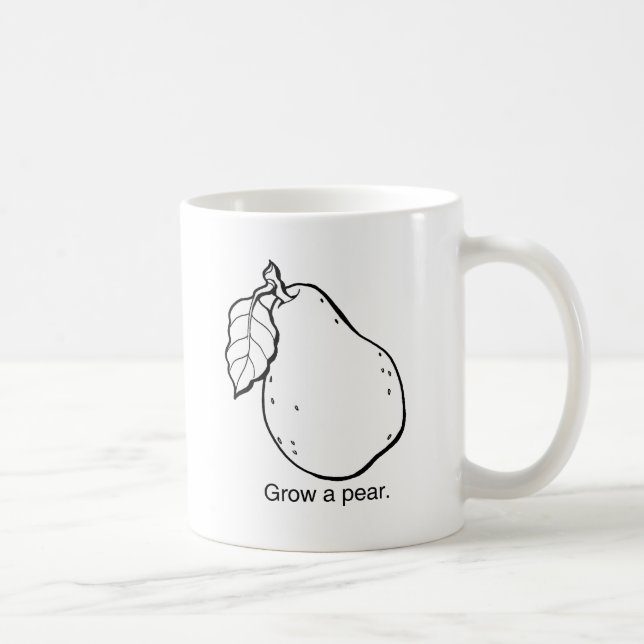 GROW A PEAR -.png Coffee Mug (Right)