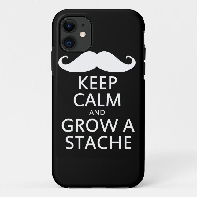 Grow a Stache Case-Mate iPhone Case (Back)