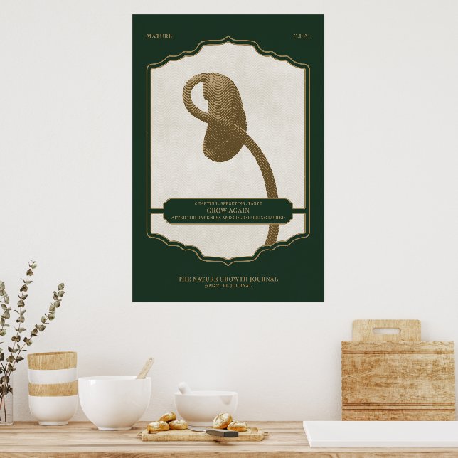 GROW AGAIN V1 - Value Poster Paper (Matte) (Kitchen)