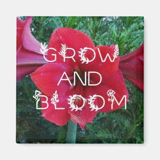 "Grow and Bloom" Magnets