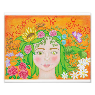 Grow and Bloom Print