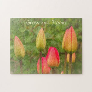 Grow and Bloom Tulips Photo Jigsaw Puzzle