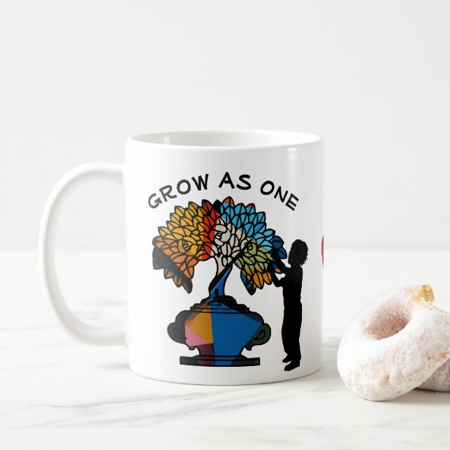 Grow as One Coffee Mug (With Donut)