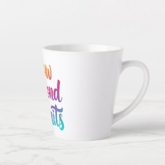 Grow Beyond Limits – Colourful Motivational Latte Mug