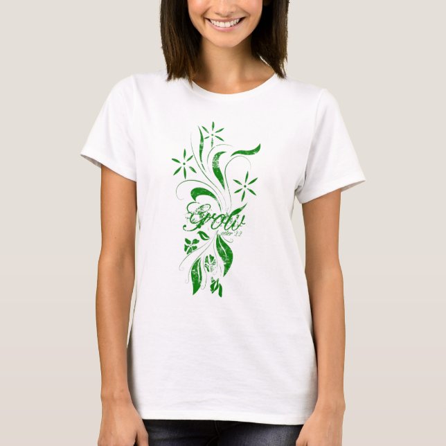 "Grow" Christian T Shirt (Front)