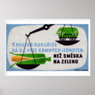Grow Corn Not Hay - Matchbox Print - Aesthetic