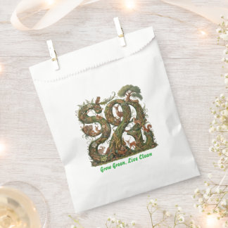 GROW GREEN LIVE CLEAN FAVOUR BAGS