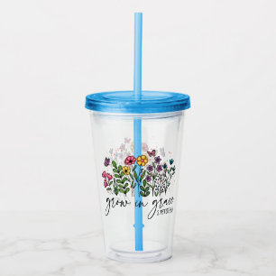 Grow in Grace Acrylic Tumbler