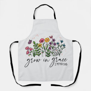 Grow in Grace Apron