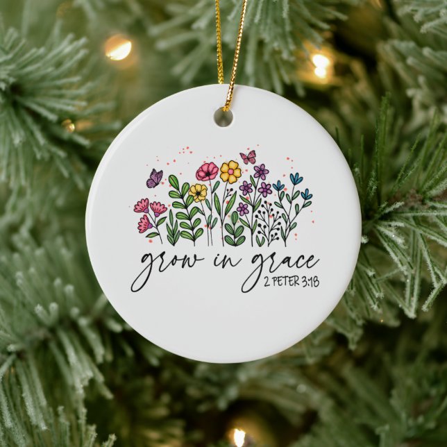 Grow in Grace Ceramic Tree Decoration (Tree)