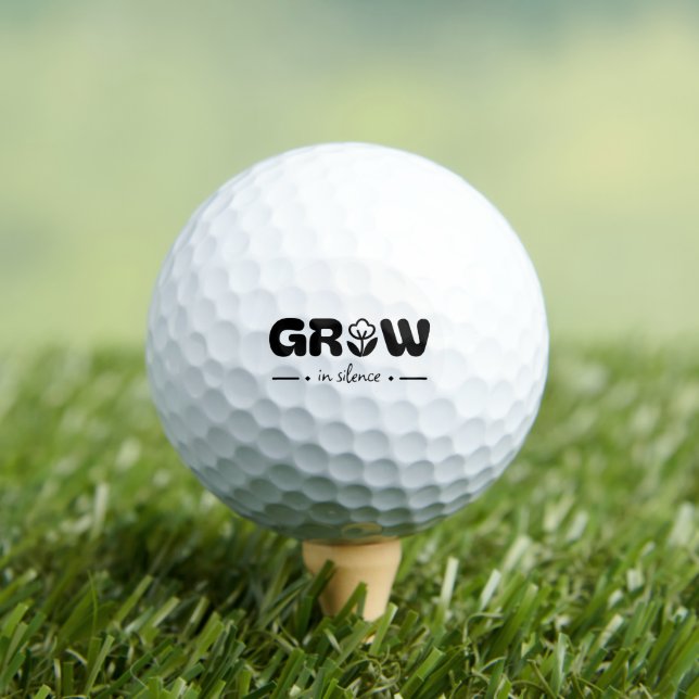 Grow in Silence Golf Balls (Insitu Tee)
