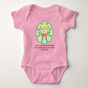 Grow in the grace of our Lord Saviour Jesus Christ Baby Bodysuit