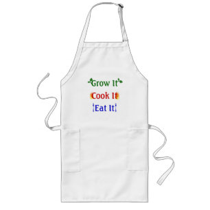 Grow it, Cook it, Eat it Long Apron