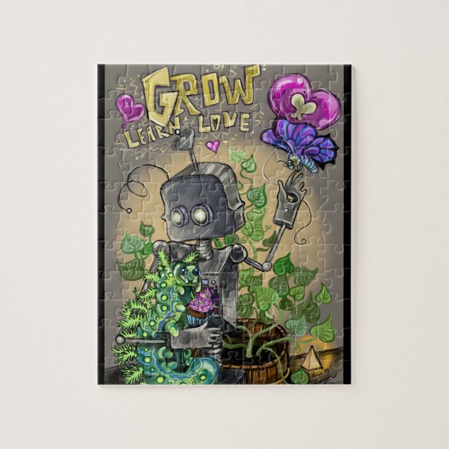Grow Learn Love Smooshie and Bloop Jigsaw Puzzle (Vertical)