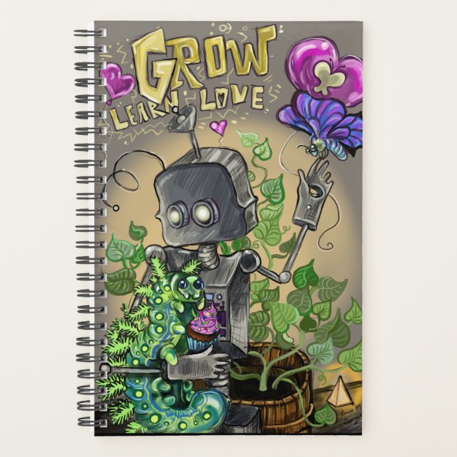 Grow Learn Love Smooshie and Bloop Planner (Front)