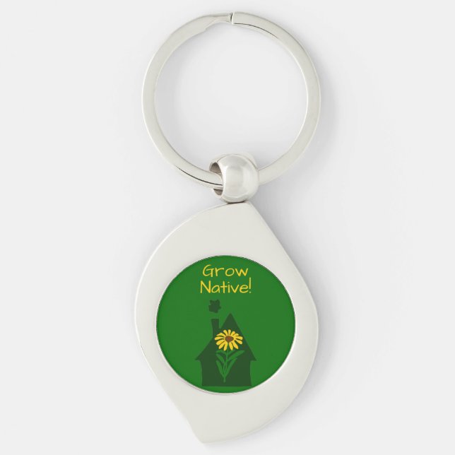Grow Native! Key Ring (Front)