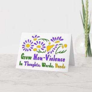 Grow Non-Violence Card