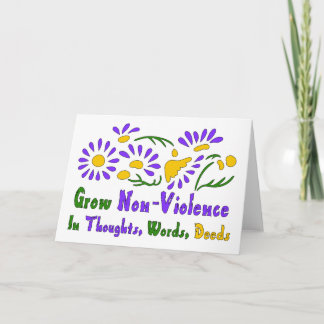 Grow Non-Violence Card