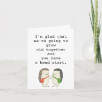 Grow Old Together Funny Friends of Spouse Birthday
