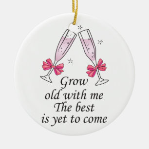 Grow Old With Me Ceramic Tree Decoration