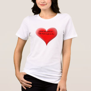 Grow old with me!  The best is yet to be. Tri-Blend Shirt