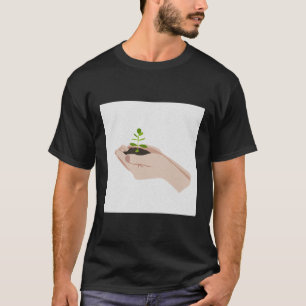 Grow Plants Drawing Eco T-Shirt