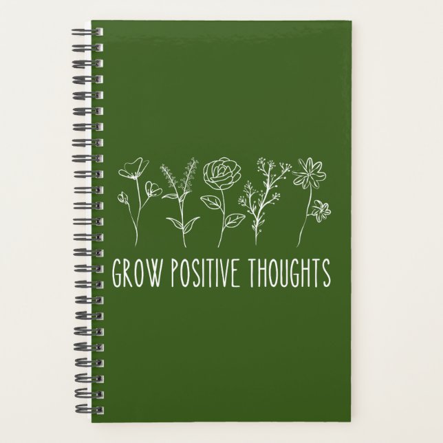 Grow Positive Thoughts Aesthetic Planner (Front)