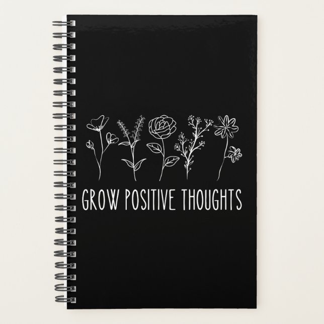 Grow Positive Thoughts Aesthetic Planner (Front)