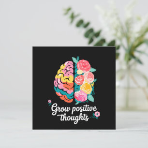 Grow Positive Thoughts – Inspirational Floral