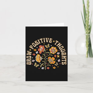 Grow Positive Thoughts Mental Health Awareness Gro Card