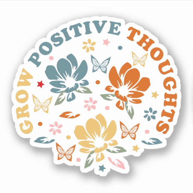Grow Positive Thoughts | teacher appreciation gift (Front)