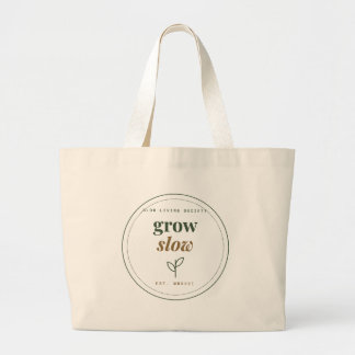 Grow Slow Slow Living Society Botanical Jumbo Tote