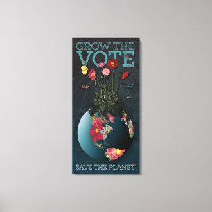 Grow The Vote - Canvas Print