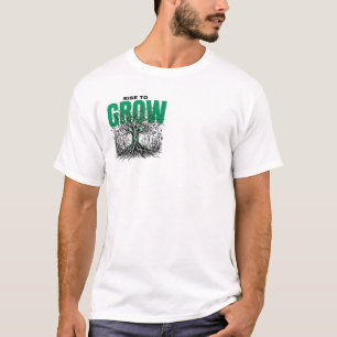 GROW Tree Of Life Nature Graphic Spiritual T-Shirt
