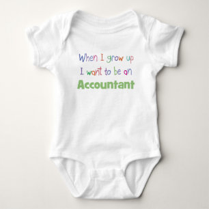 Grow Up Accountant Infant Creeper