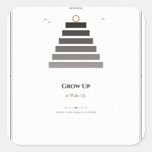 Grow Up to Wake Up Sticker
