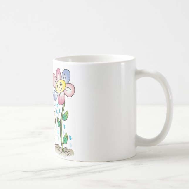 Grow with me! Grandit avec moi! Coffee Mug (Right)