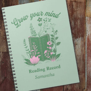 Grow Your Mind Reading Record Notebook